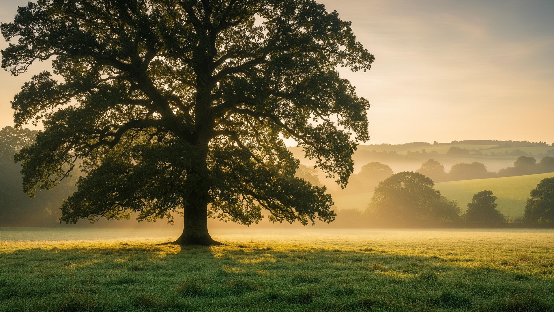 Mature oak in South East England — typical subject for a BS5837 tree survey and report